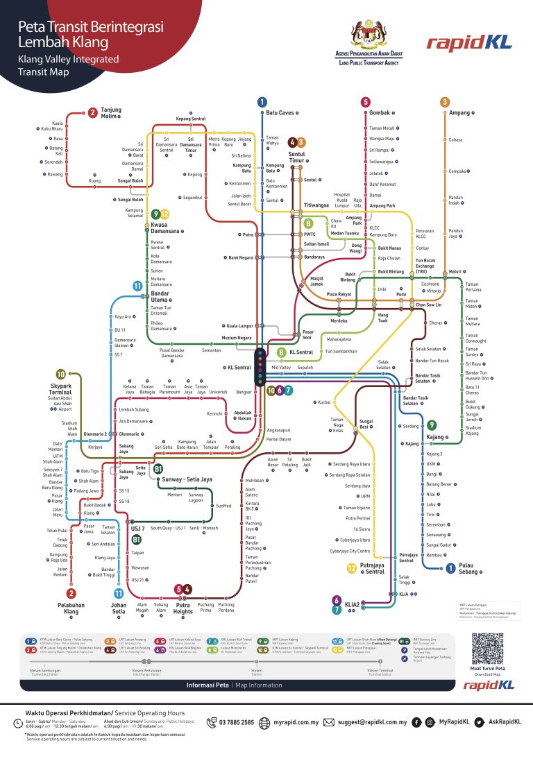 Rapid KL - Integrated Transit Map - MyRapid